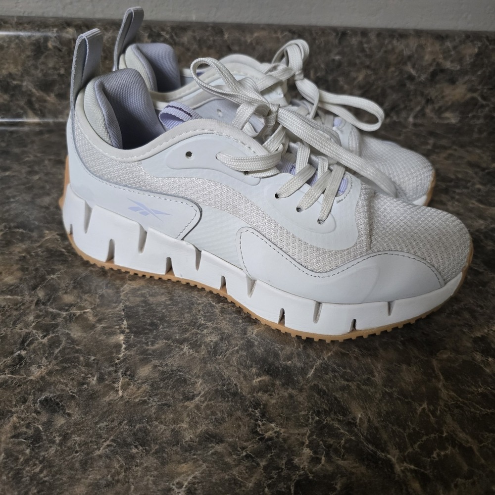 Reebok Zig Dynamica Women's Shoes - Chalk White | Size 7.5